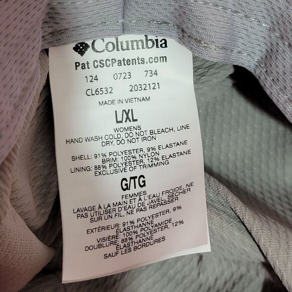 Columbia Pleasant Creek Sun Hat Womens L/XL Vented Breathable UPF 50 Omni Shade - Picture 10 of 16